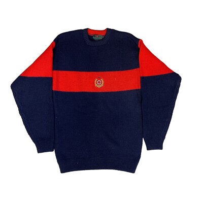 Abercrombie & Fitch 70~80年代　クレイジーカラーニットL Vintage 1980s Abercrombie and Fitch Pure Wool Sweater Men's Size