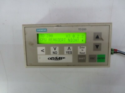Siemens 6ES7272-0AA30-0YA0 SIMATIC S7 TD200 6ES7 272-0AA30-0YA0 V3.0.2
