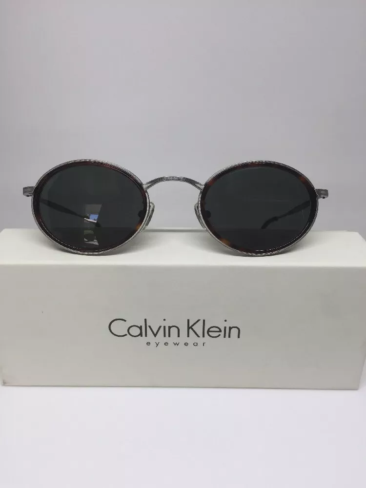 New VINTAGE CALVIN KLEIN Sunglasses CK 139 Gunmetal Col. 562 Size: 48-23mm Italy