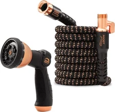Pocket Hose Copper Bullet with Sprayer Expanding Garden Hose 50 ft Seen on TV