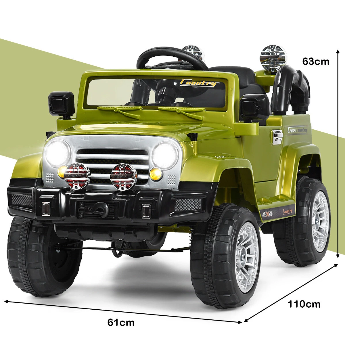 Electric powered jeep deals