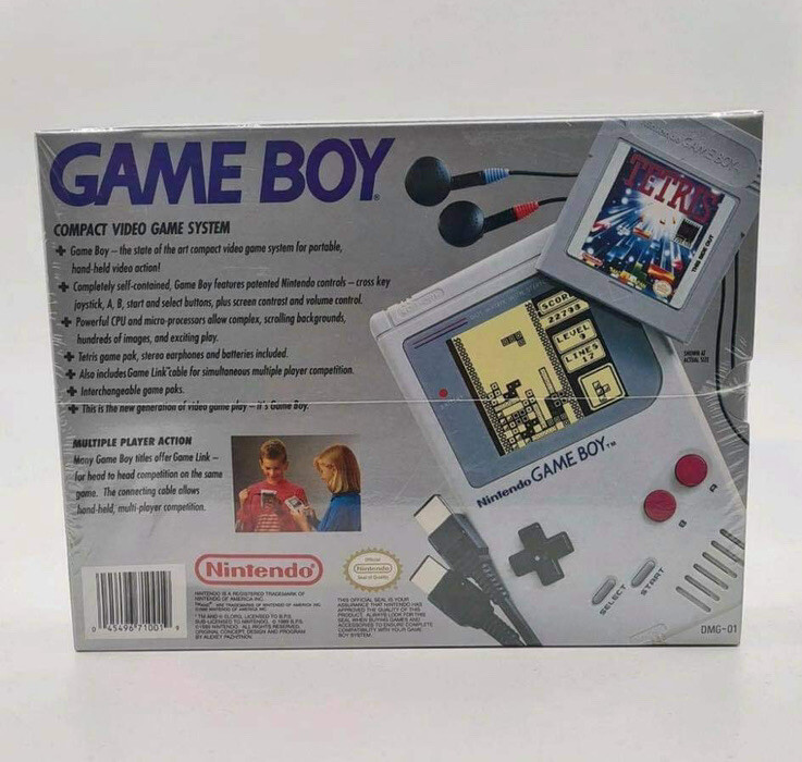 ゲームボーイ　DMG-01 Nintendo DMG-01 GameBoy Original - Backlit Modded LCD - White