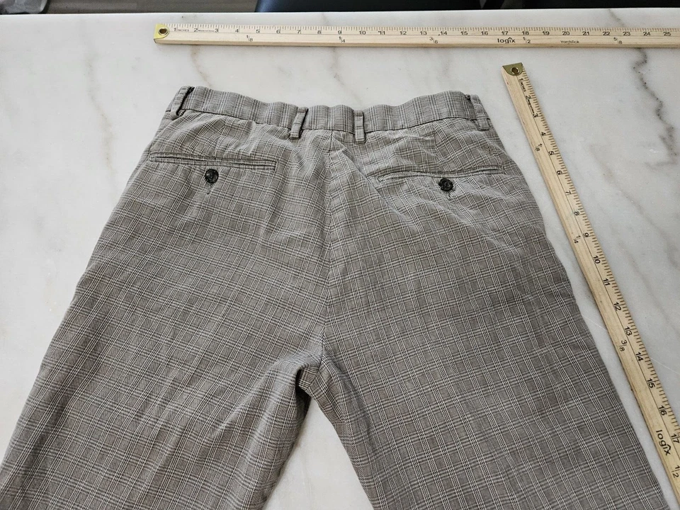 Dockers Pants Size 31x32 Checkered Pattern Vintage Slim Fit - Image 4 of 4