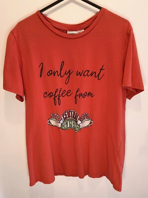 Friends Damen 12/14 rot kurzärmeliges T-Shirt