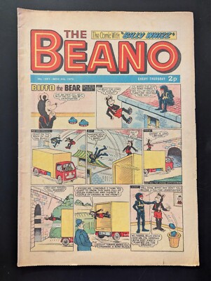 Beano Comic No 1581, November 4th 1972, Biffo the Bear, Birthday Issue