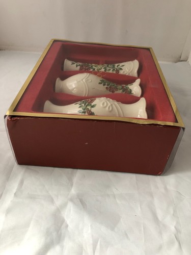 Lenox Buchsbaum und Kiefer Knospe Vasen 3er Set Neu OVP - Bild 2 von 24