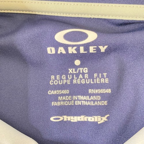 Polo deportivo de manga corta multicolor Oakley Hydrolix XL para hombre - Imagen 6 de 7