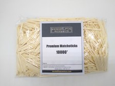 Modelfix Scenics 10000 Wooden Matchsticks -  Headless Match Sticks Model Making