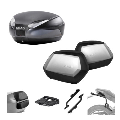 SHAD Kit Koffer SH48KC und Koffer SH35 3P für Honda 650 CB F 2014-2019