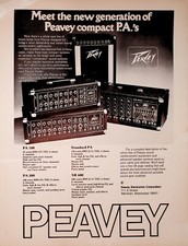 1978 Peavey XR-600 Mixer-Amp, PA-100, PA-200 & Standard - Vintage Advertisement