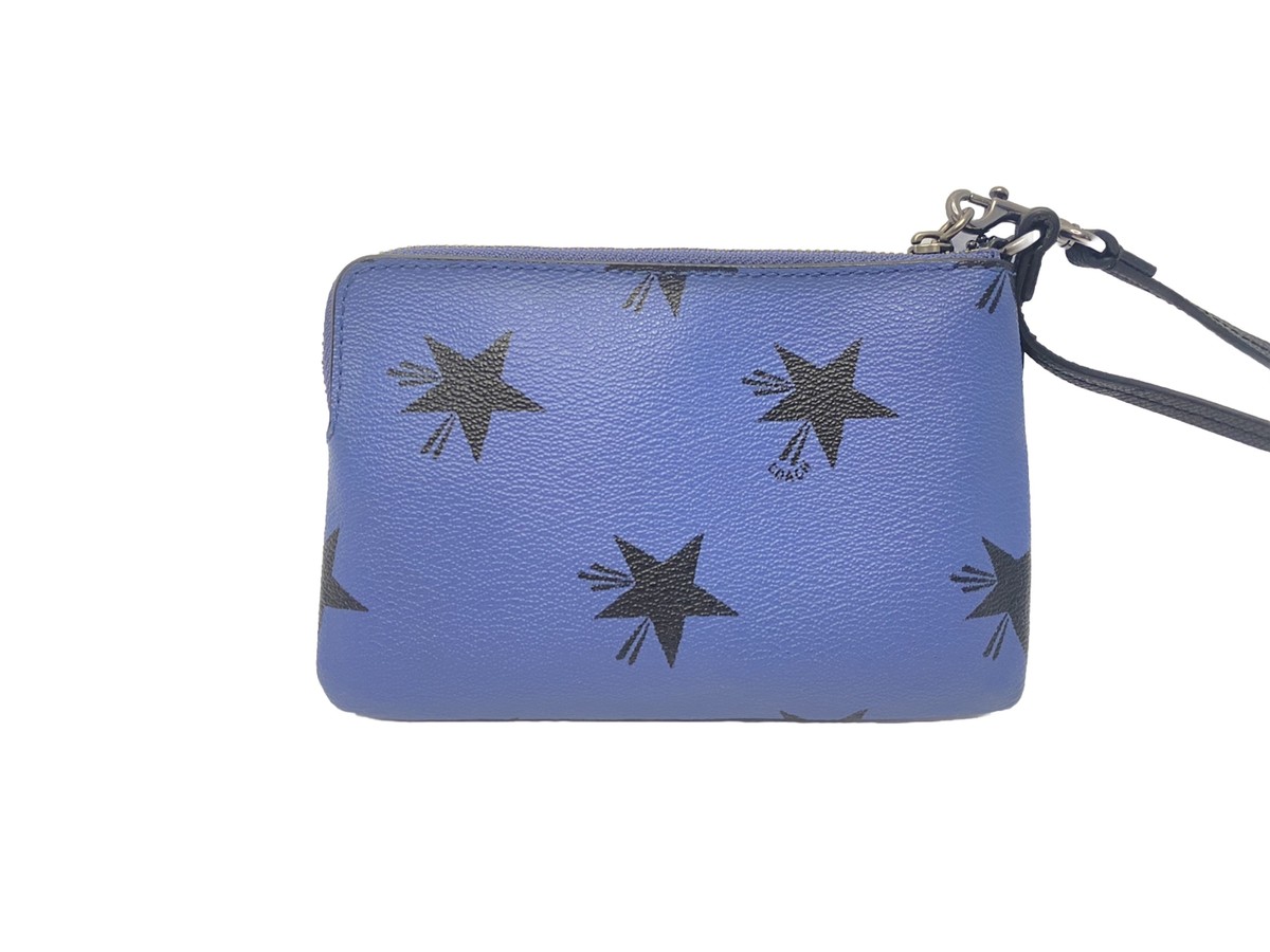 小物 msy Coach Corner Zipper Wristlet Star Canyon Printed Coated
