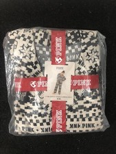 Victoria’s Secret PINK Flannel Pyjamas PJ Sleep Set Shirt Trousers Medium