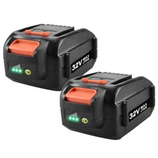 2 For WORX WA3537 Max Lithium 32V Battery for WG175 WG575 WG924 Trimmers Blowers