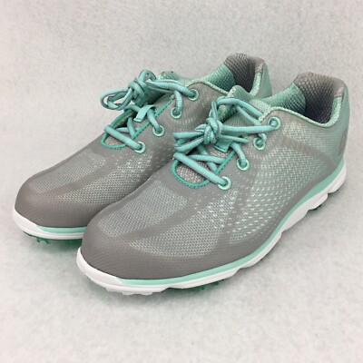 FootJoy FJ emPOWER Green Gray Golf Shoes 98013 Women's Size