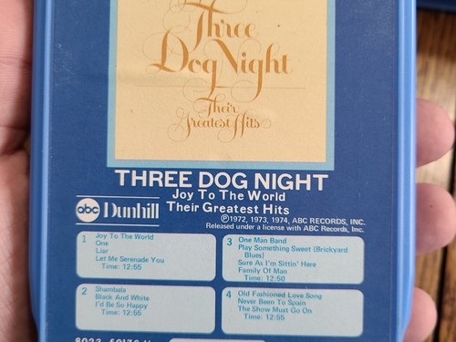 8 Track Lot Tested Carole King Three Dog Night Rod Stewart Jim Croche Grass Root - Picture 4 of 7