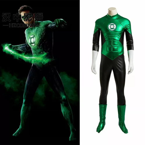 NEU HZYM Green Lantern Cosplay Kostüm Ganzanzug Halloween Maßanfertigung