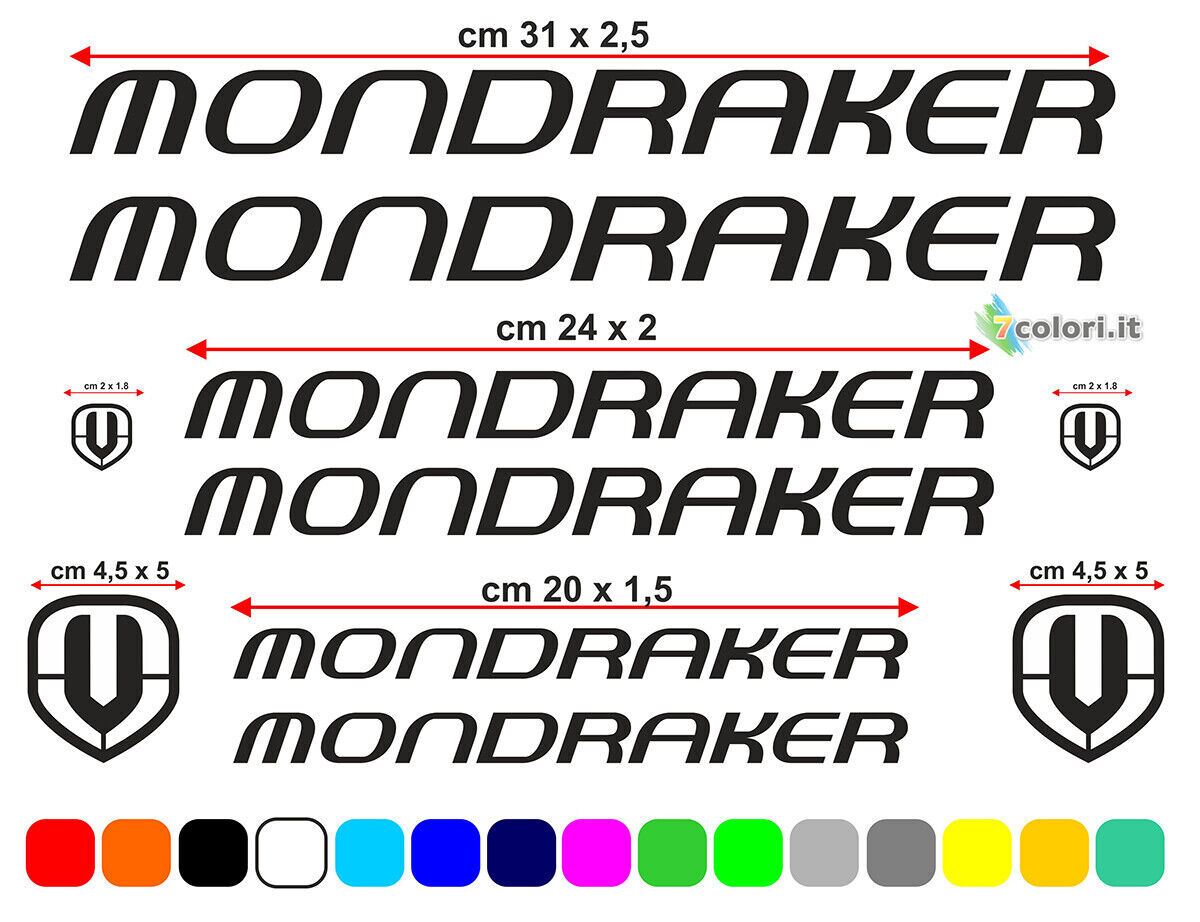 Sticker VTT MUC-OFF - Kit pour cadres - DH/ENDURO/TRAIL