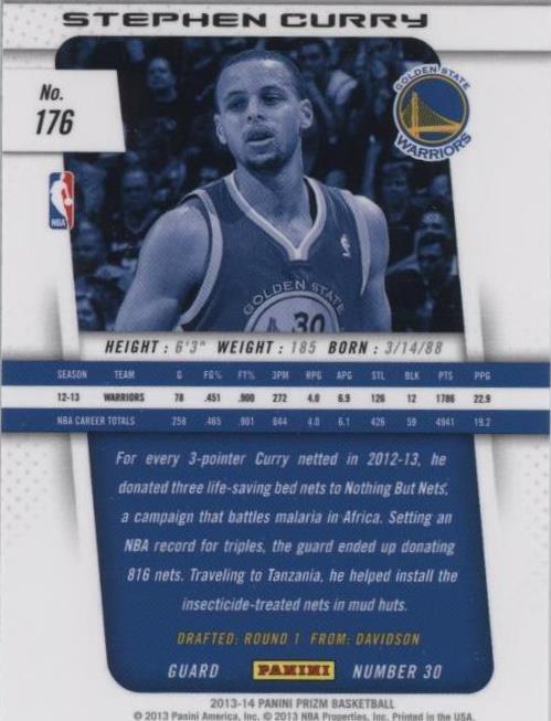 美品！ NBA Stephen Curry 14-15 Prizm 139枚限定 STEPHEN CURRY 2014-15 PANINI PRIZM PHOTO VARIATION GOLD