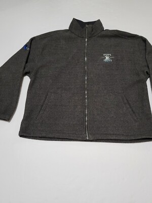 (#C) Sharks Tentn Full Zip Jacket Size Men's XL Gray 1991-2001
