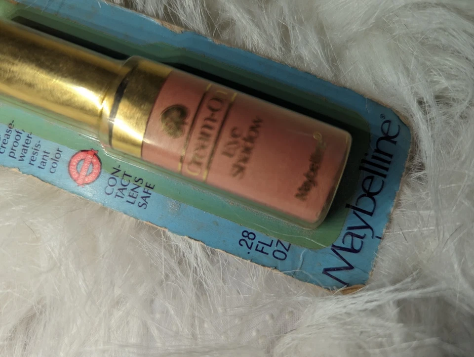Sombra de Olhos Vintage 1980 NOS MAYBELLINE Creme-On PINK CLOUD DEADSTOCK Nova - Imagem 4 de 4