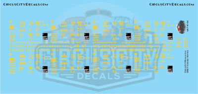 #ad OKKT MKT Missouri Kansas Texas Railroad 4780 Covered Hopper Decal Set N Scale $12.97