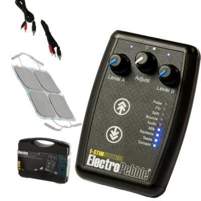 E-Stim Pebble 9 Schätz/Tens Modi 2 Independant Kanäle Dezent Packung