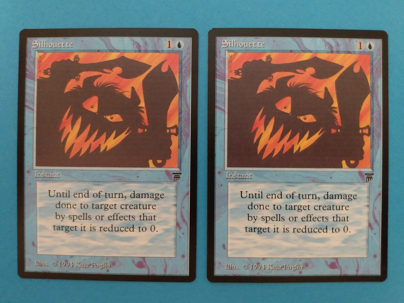 💧2X Silhouette💧 Legends Vintage 1994 MTG | NM/Unplayed! | Actual pics!!!