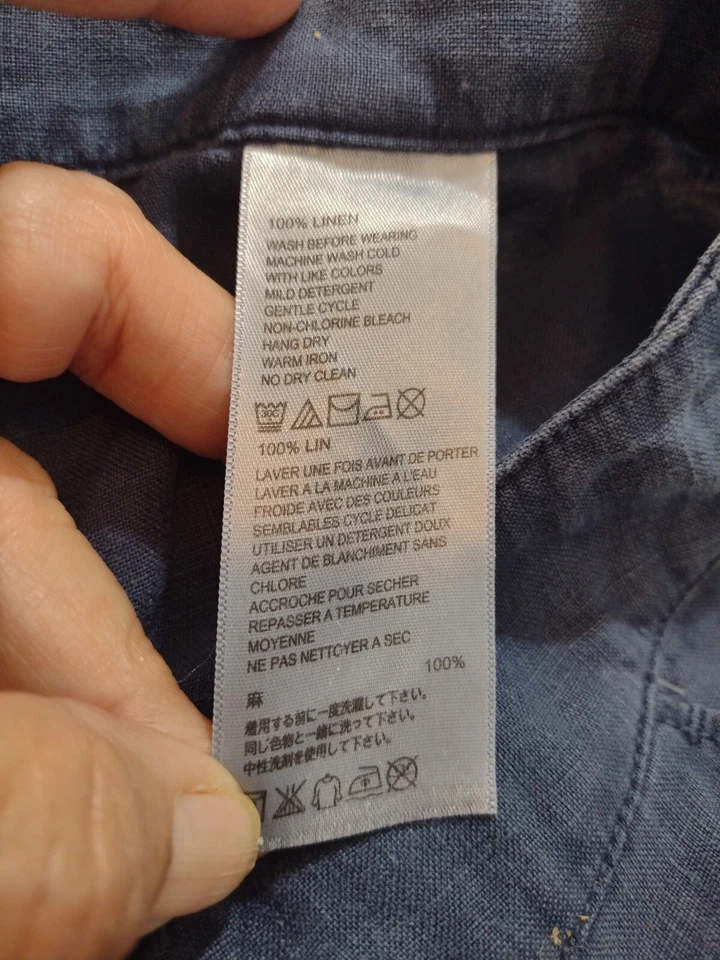 Tommy Bahama Lino Capris Mujer 12 Pierna Ancha Playa Foto 3 de 4