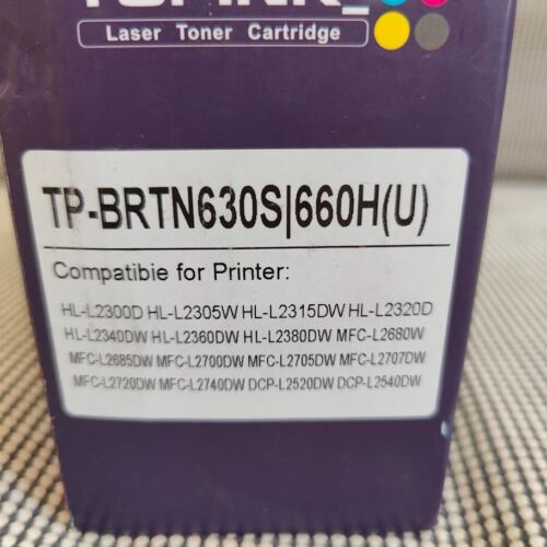 Brother Compatible TN-630 Black Toner - Picture 2 of 3
