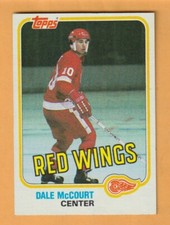 Dale McCourt Detroit Red Wings 1981-82 Topps #21