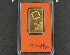 Valacambi Suisse 1 oz Fine Gold Bar In Assay Sealed 2556.70 per troy oz