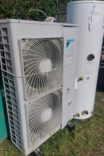 Daikin Altherma R410A  air to heat pump outdoor unit & megaflo unvented cylinder