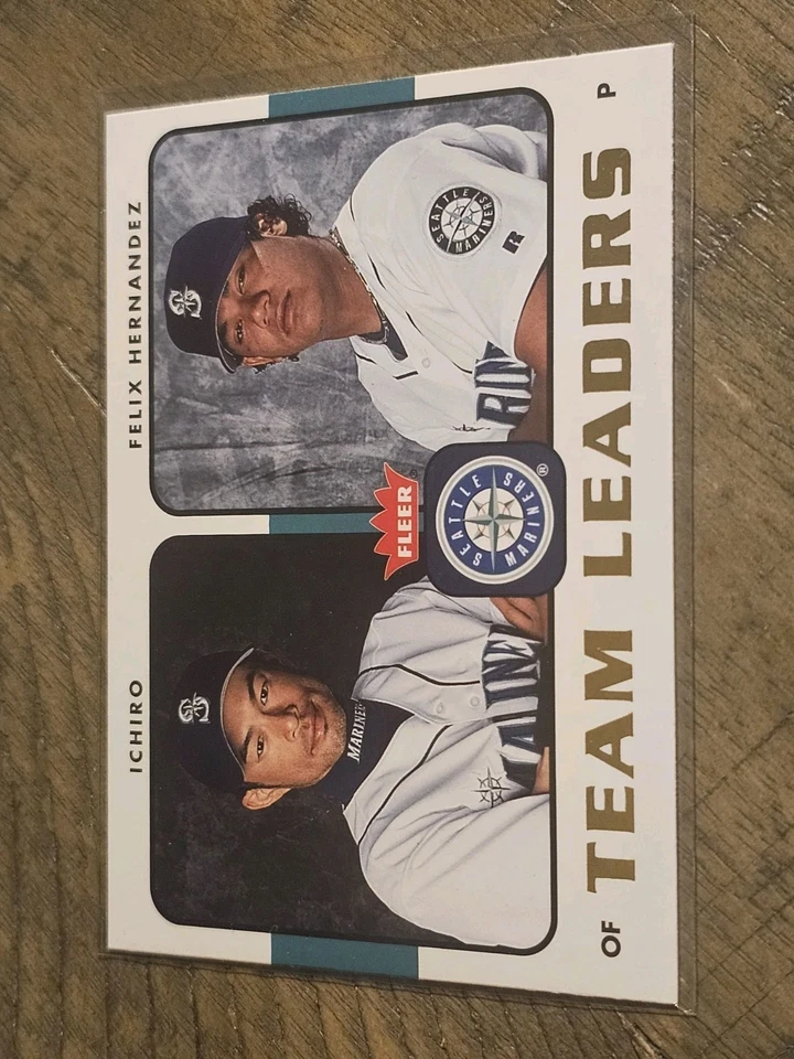 2006 Fleer Ichiro/Felix Hernandez Team Leaders Insert Nmmt - Image 2 of 3