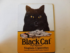 seltener K&uuml;hlschrankmagnet mit leichten Lagerspuren Magnet Black Cat Cigarettes