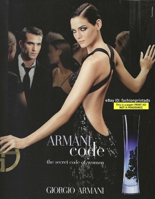 GIORGIO ARMANI Fragrances 1-Page PRINT AD 2006 MINI ANDEN Enrique Palacios
