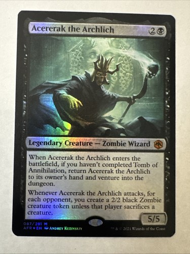 Acererak the Archlich Adventures in the Forgotten Realms Foil | eBay
