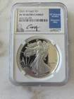 2022 W PROOF American Silver Eagle NGC PF70 Ultra Cameo Signed EDMUND C MOY