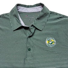 Green Bay Packers Shirt Mens XL Green NFL Football Champion Lambeau Field Polo