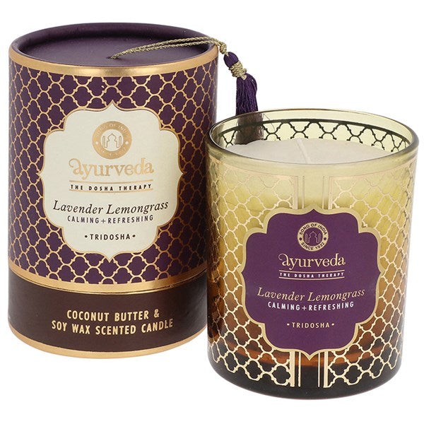 Ayurveda Candle Lavender Lemongrass