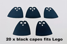 20 Stück Umhänge Umhänge schwarz für Star Wars kompatibel passt Lego Minifiguren