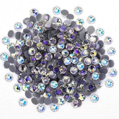 2088 Shimmer Flat Back Rhinestones Hotfix Iron On Crystals Strass Glass Stone