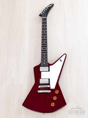 1998 Gibson Explorer '76 Vintage Reissue Clapton Cut Mod Wine Red