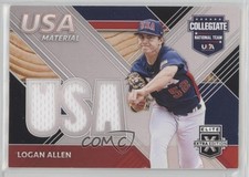 2020 Panini Elite Extra Edition USA Baseball Material Black Logan Allen T 1h6a