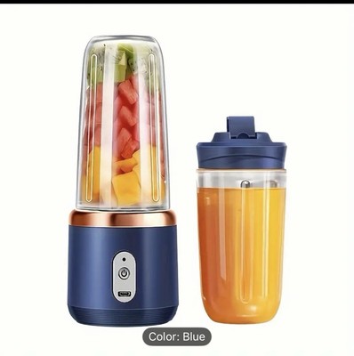 Portable Double Cup Juicer, Multifunctional, Suitable for Fruits And Vegetables