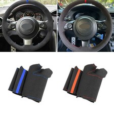 Wildleder Handnähen Lenkrad Leder Abdeckung Für Toyota 86 Subaru BRZ 2016-2020