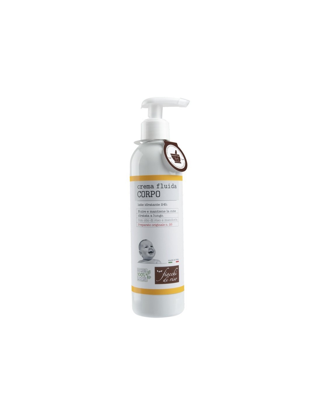 Fiocchi Di Riso Crema Fluida Corpo Idratante 240 Ml - Immagine 2