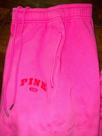 Victoria's Secret Pink Ombre Dip Dye Campus Pants Pink Lollipop L NWT 🌺