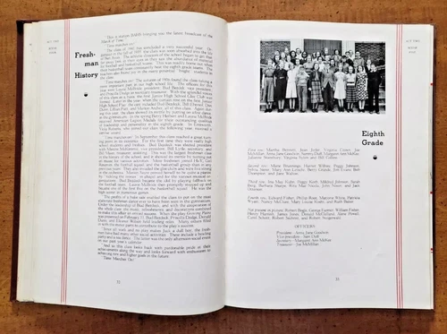 1938 "THE DE REBUS" BEN AVON HIGH SCHOOL YEARBOOK, BEN AVON, PA - Picture 10 of 11