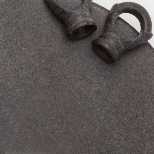 Alister 17" Wide Charcoal Bronze and Crystal Ceiling Light - Picture 6 of 7