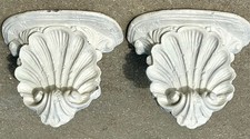 Lot de 2 corbeilles étagères murales coquillage repro originale de l'artiste Attila